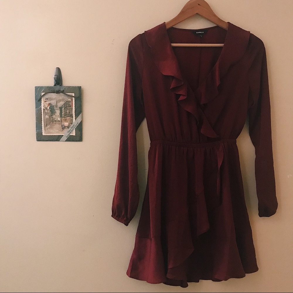 EXPRESS Asymmetrical Skater Dress